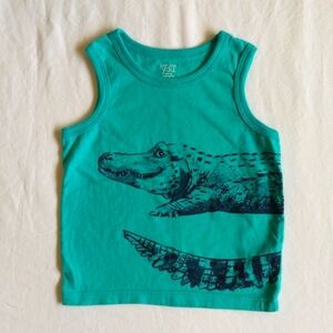 just one you by carter's alligator graphic tank top 6 months baby boy